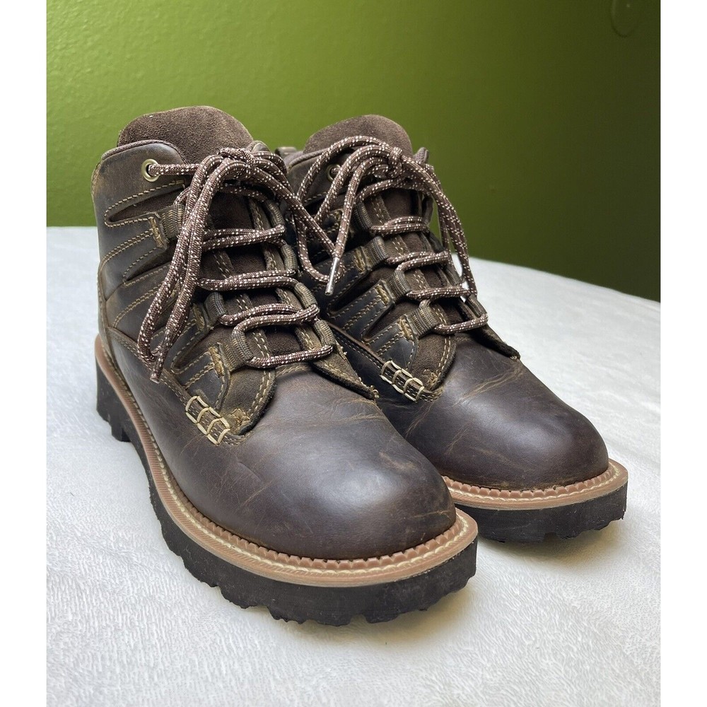 Ariat Canyon II Women's Brown Leather Work Boots Size 8B